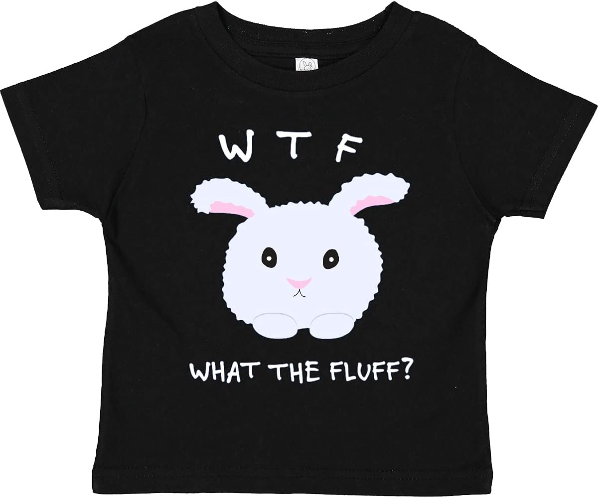 inktastic WTF Bunny. What The Fluff Toddler T-Shirt