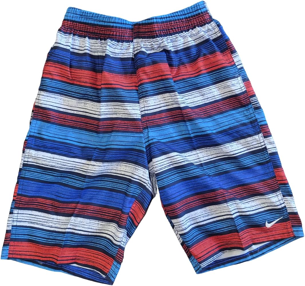 Nike Stripe Lap 8" Boys' Swim Shorts (Game Royal) Size XL