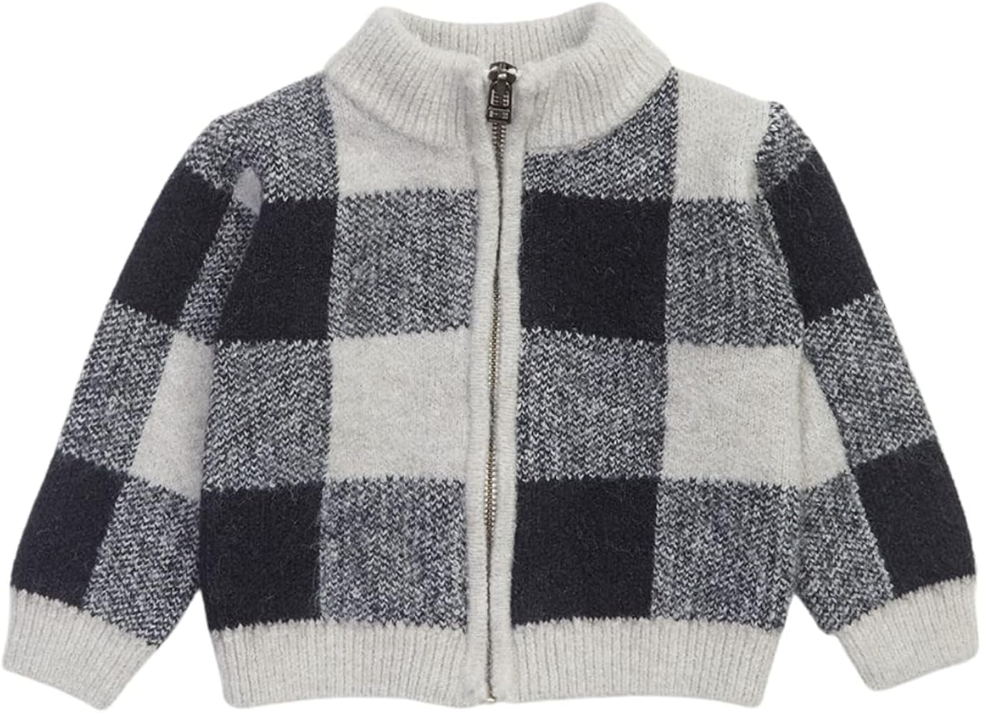 Splendid Boys' Black Check Long Sleeve Jacket