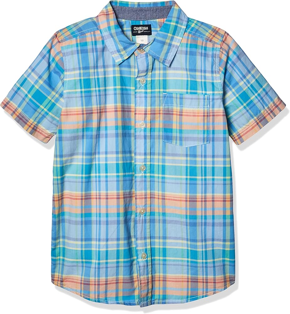 OshKosh B'Gosh Boys' Short-sleeve Button-down Shirt