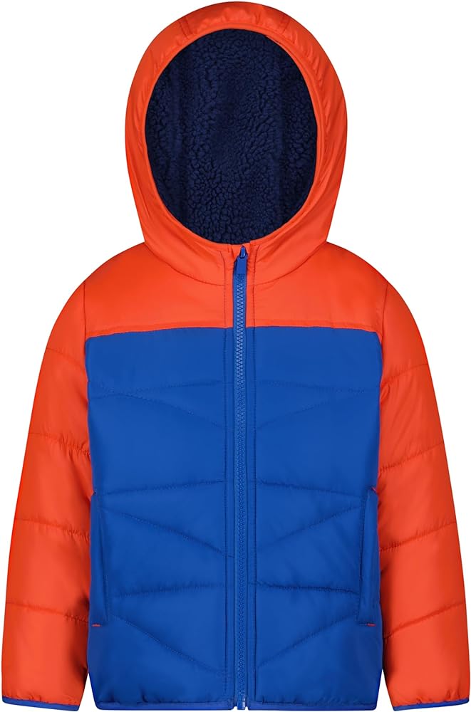 Carter's Toddler Boys Heavyweight Jacket, Warm, Hooded, Water-Resistant Winter Coat