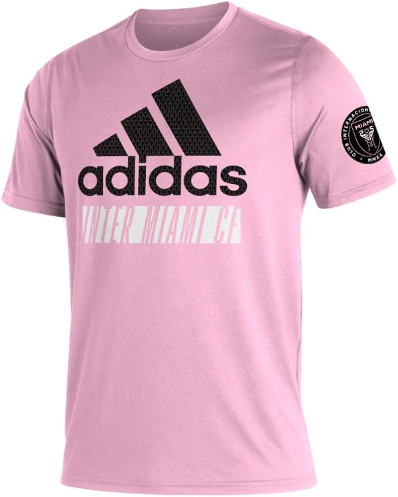 Adidas Inter Miami CF 2022 Vintage Creator T-Shirt Boys (Pink) (US, Alpha, Small, Regular, Pink)