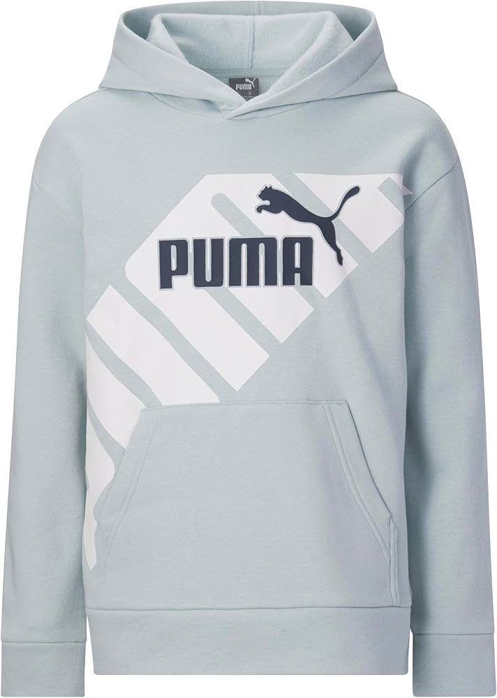 PUMA Boys' Logo Pullover Hoodie