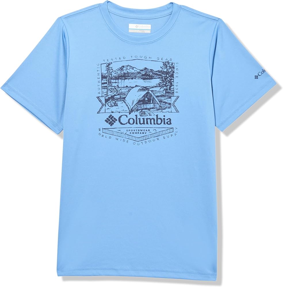 Columbia Boys' Fork Stream Short Sleeve Graphic Shirt