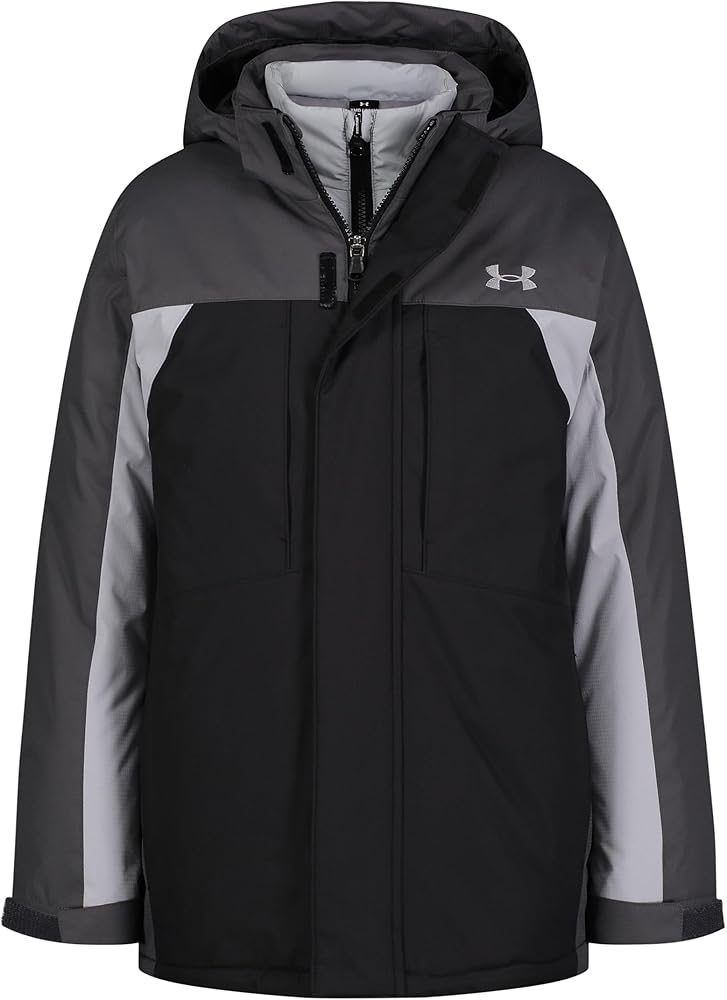 Under Armour Boys' Westward 3-in-1 Jacket, Removable Hood & Liner, Windproof & Water Repellant