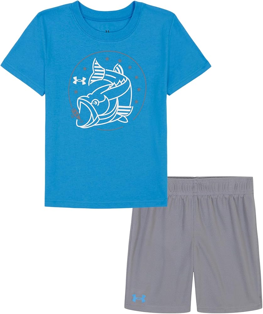 Under Armour boys Outdoor Set, Cohesive Pants Or Shorts & Top