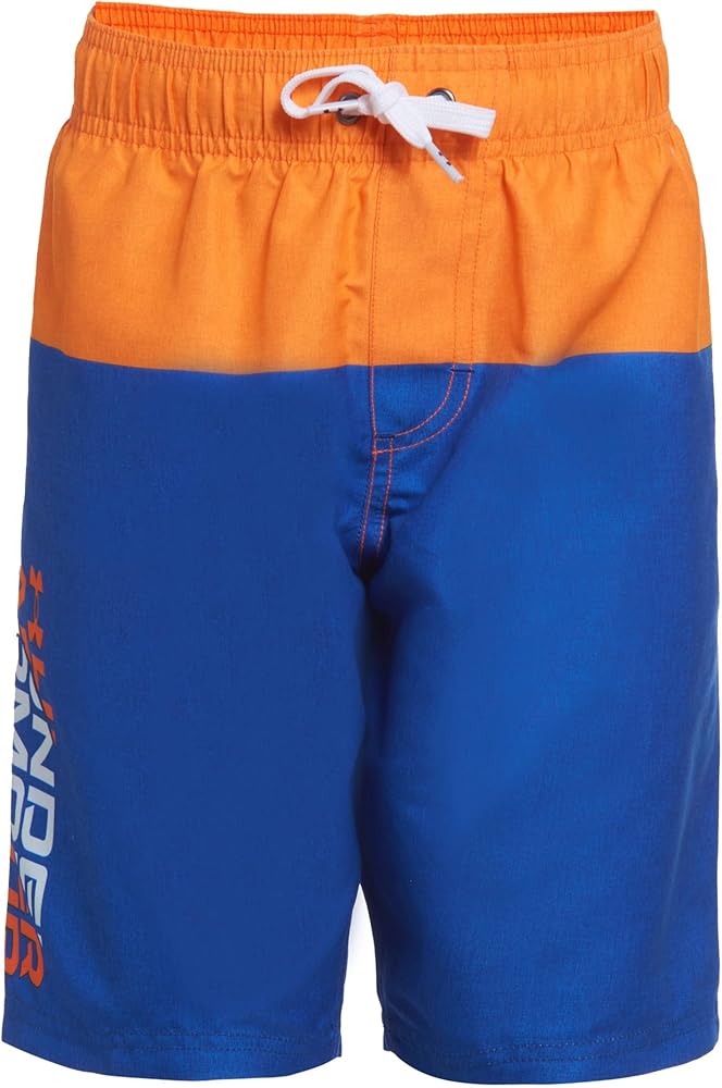 Under Armour Boy's Color-Block Volley (Little Kids/Big Kids) Blaze Orange 4 Little Kid