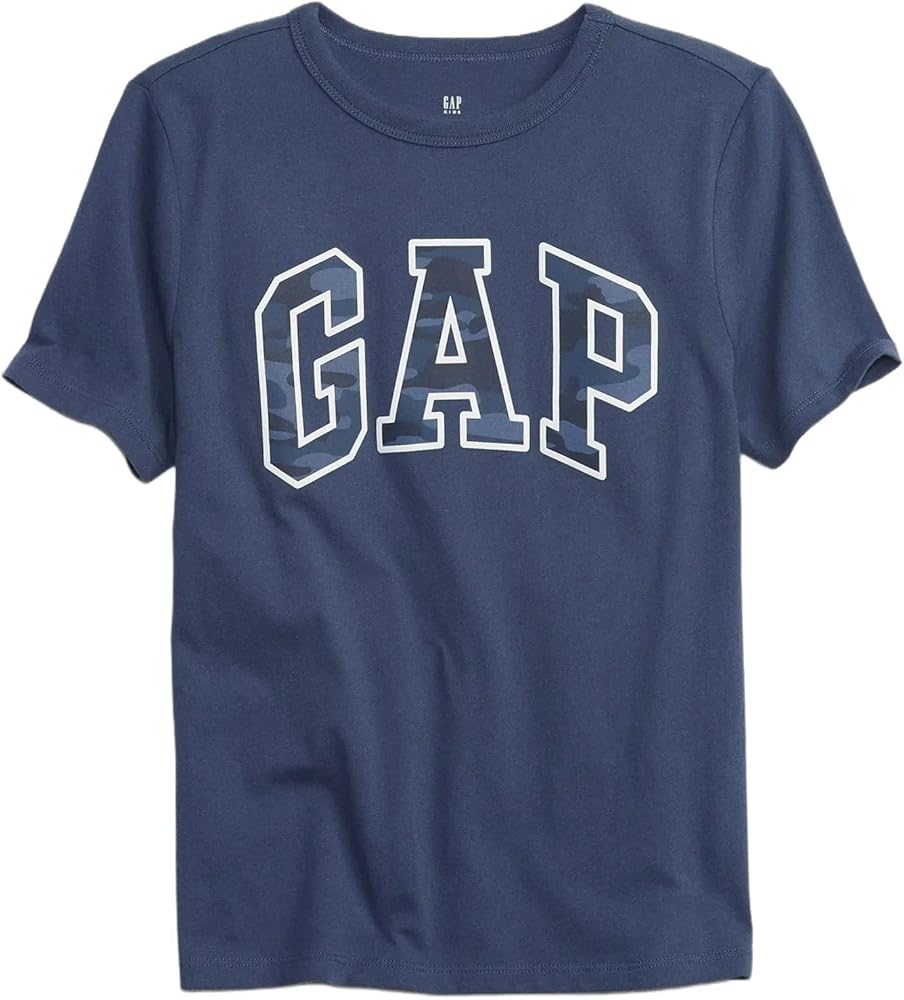 GAP Boys Logo T-Shirt Blue Shade XL