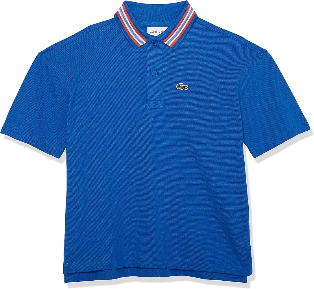 Lacoste Boy's Short Sleeve Relaxed-fit Graphic Polo Shirt