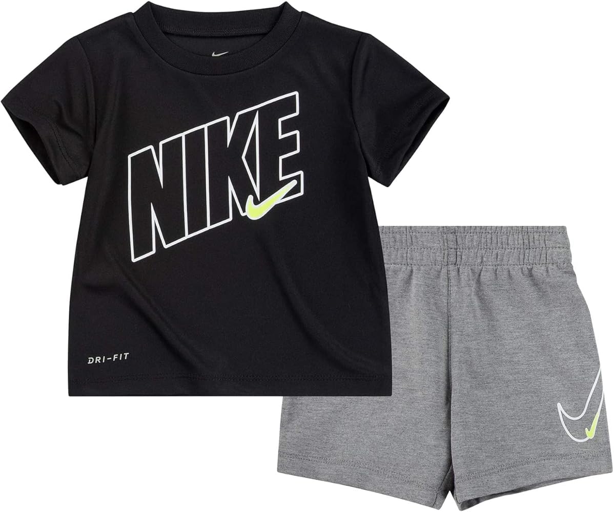 Nike Little Boys Dri-FIT Graphic Tee & Shorts 2 Piece Set 66h589