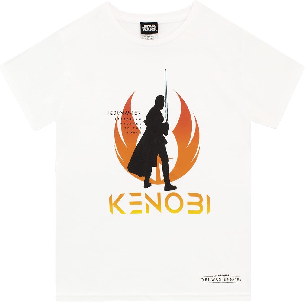 STAR WARS Kids OBI Wan Kenobi T-Shirt for Boys Or Girls