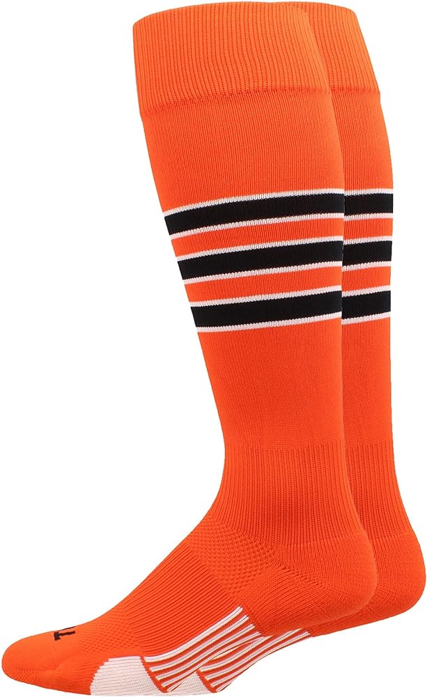 MadSportsStuff Gridiron 3 Stripe Football Socks (Multiple Colors)