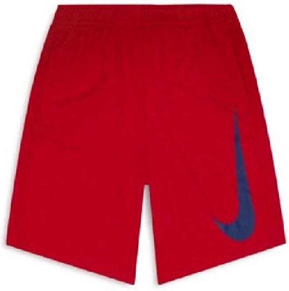 Nike Toddler Kids Boys Performance Big Swoosh Shorts Red/Navy (2T)