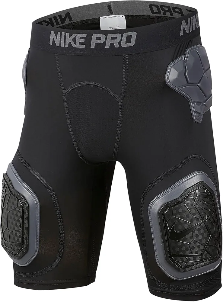 Nike Pro Boy's Hyperstrong Football Padded Shorts Black M