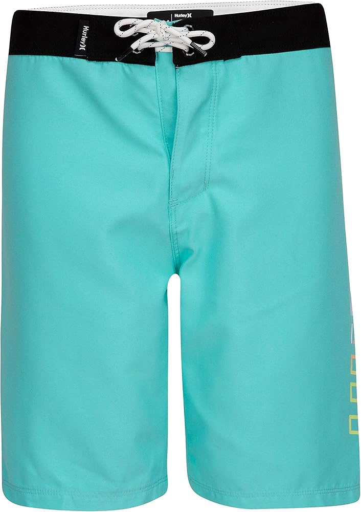 Hurley Boys' Classic Board Shorts, Aurora Green/Multi, 6