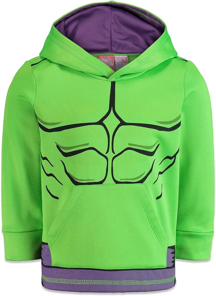 Marvel Avengers Hulk Miles Morales Spider-Man Athletic Cosplay Hoodie Toddler to Big Kid