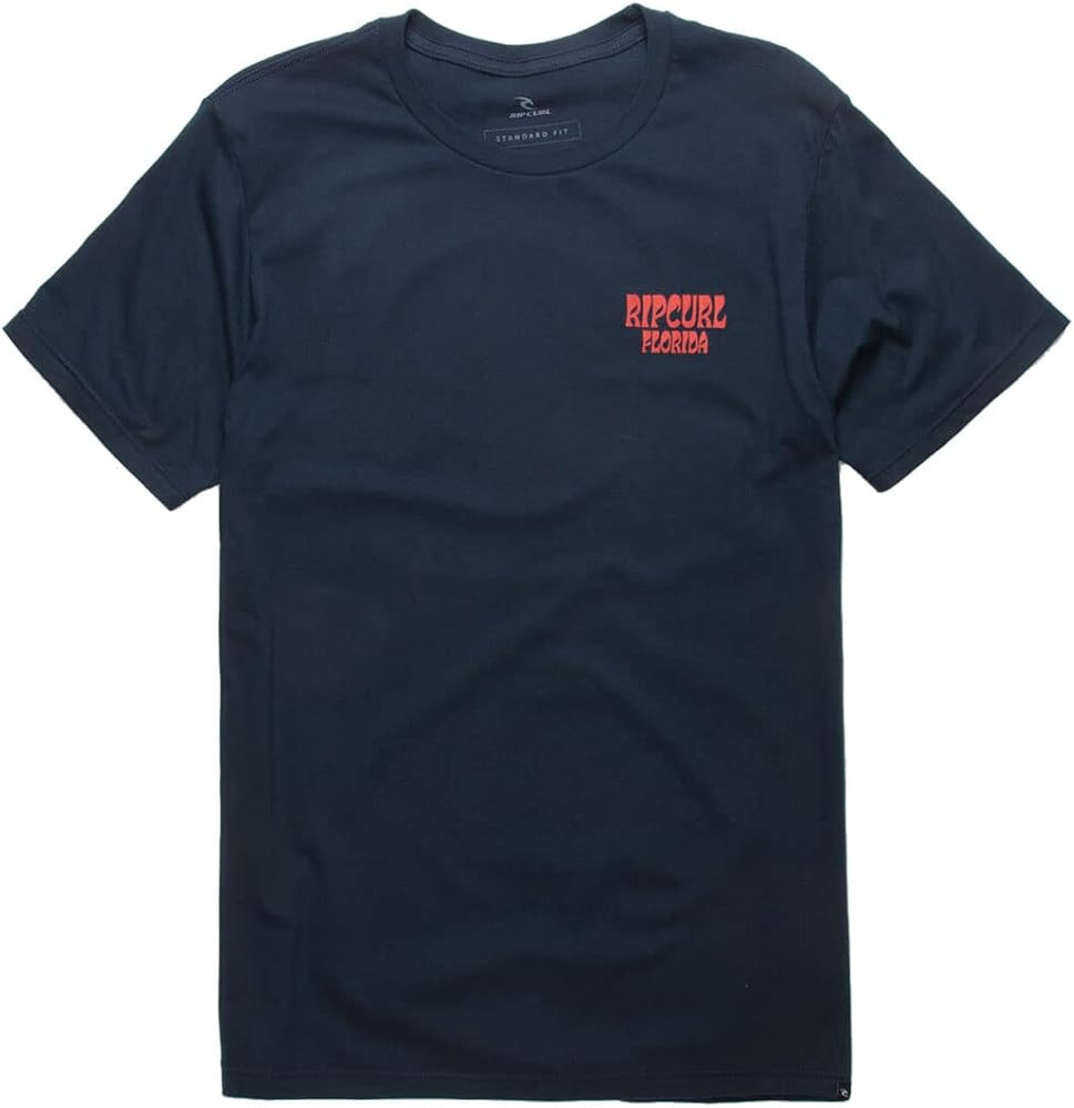 Rip Curl Big Boys' FL Outside T-Shirt - Navy