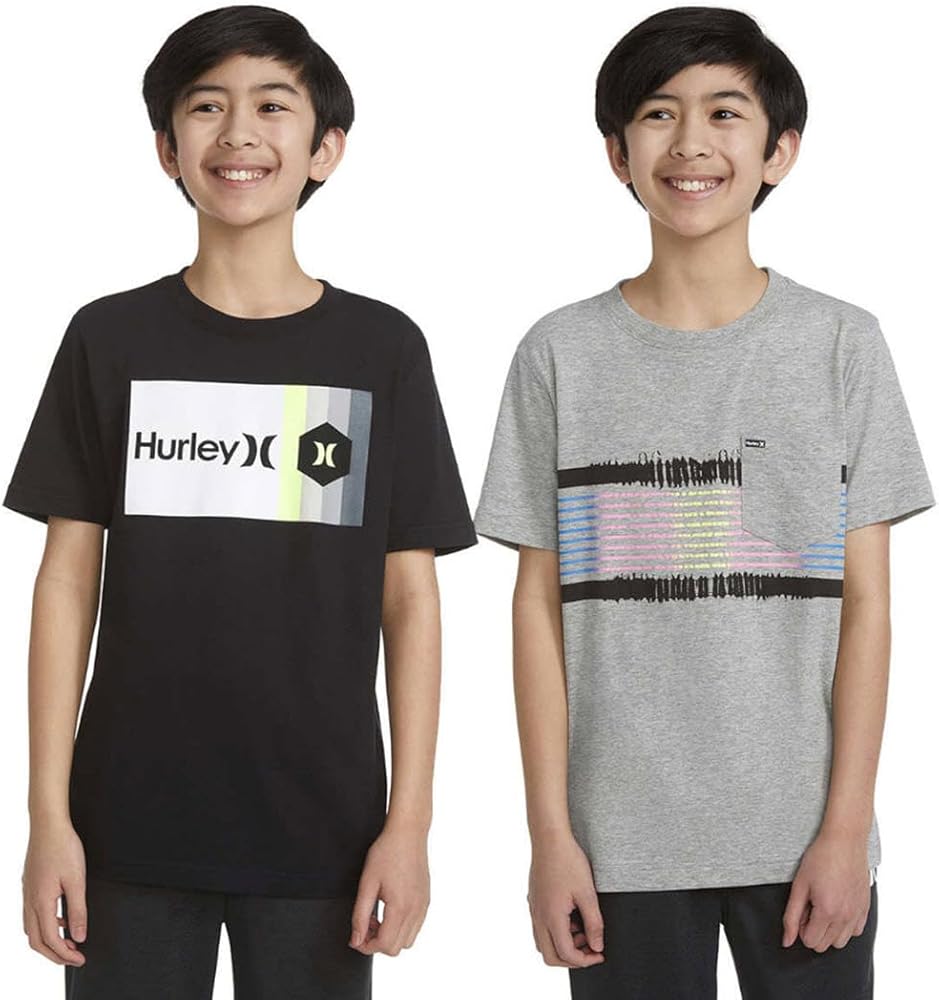 Hurley Boy's 2 Piece Short Sleeve Graphic T-Shirt Set