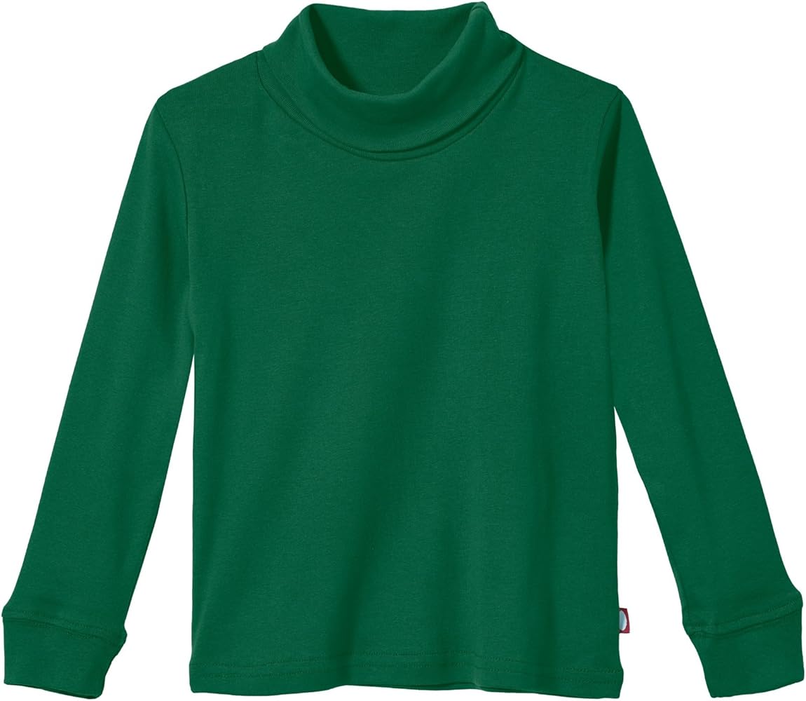 Boys and Girls Turtleneck 100% Cotton in Basic Colors for Kids School Base Layering - USA Made