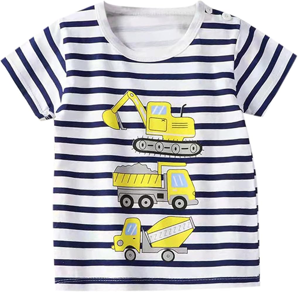 Eoailr Baby Boy Clothes, Boys Girls Short Sleeve T-Shirt Children Spring Cute Crewneck T-Shirt 4T Girl Clothes