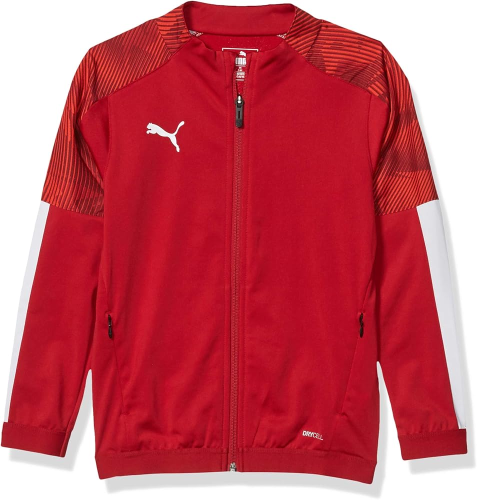 PUMA Cup Training Jacket JR (Red, Large)