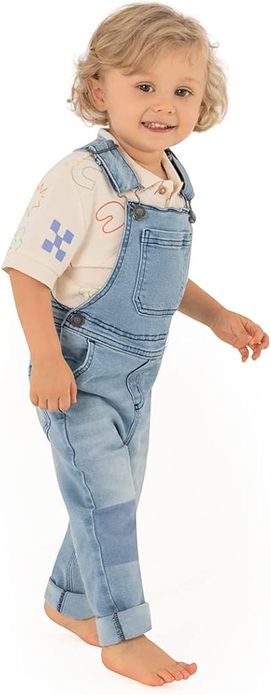 OFFCORSS Baby Overall with Adjustable Straps, for Boys and Girls