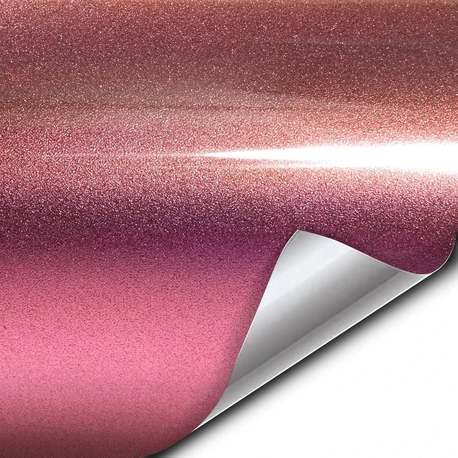 VVIVID XPO Gloss Liquid Metal Pink Vinyl Car Wrap Film (1ft x 5ft)