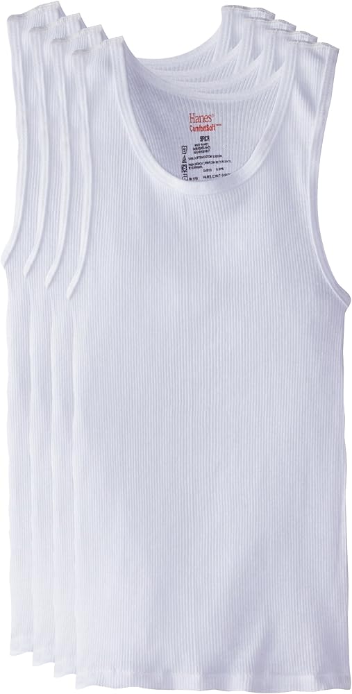 Hanes Boys 5 Pack Ultimate Comfortsoft Tank