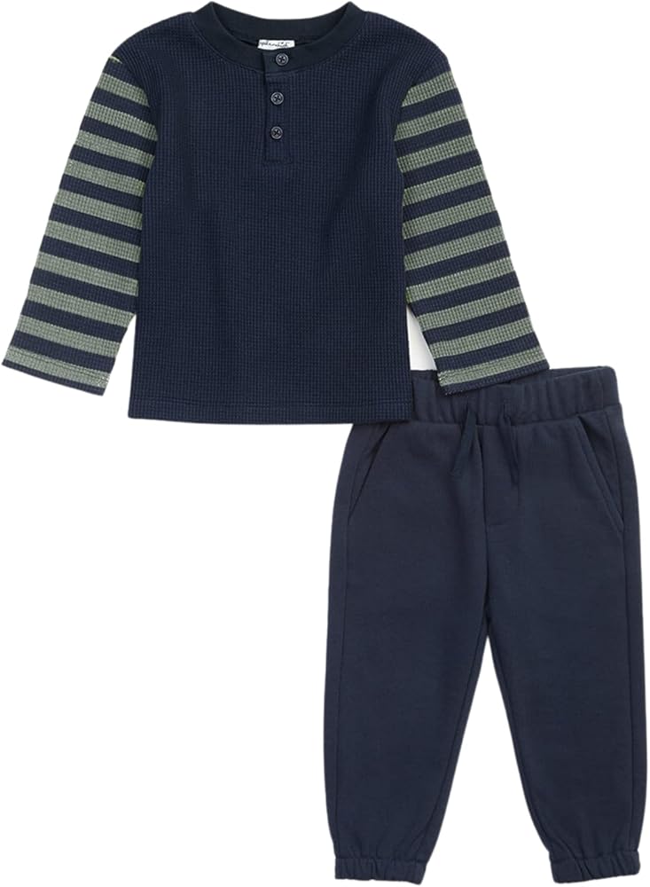 Splendid boys Dylan Stripe Long Sleeve Set