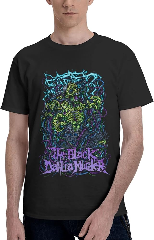 Rock Band T Shirts The Black Dahlia Murder Boy's Summer Cotton Tee Crew Neck Short Sleeve Tops Black