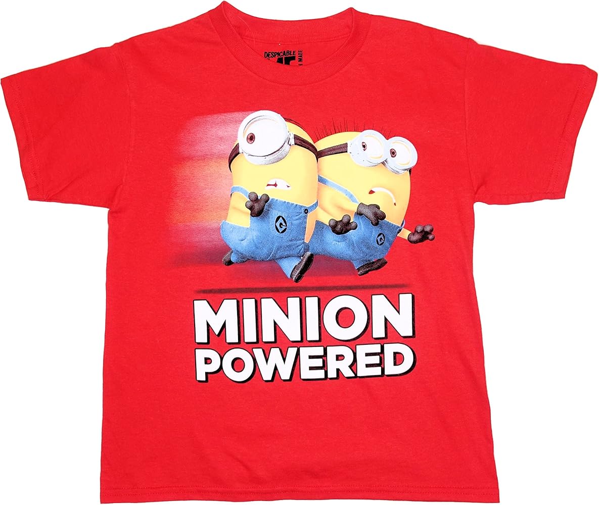 Despicable Me 2 MINION POWER Big Boys Plus Tee T-Shirt Top (XX-Large 18)