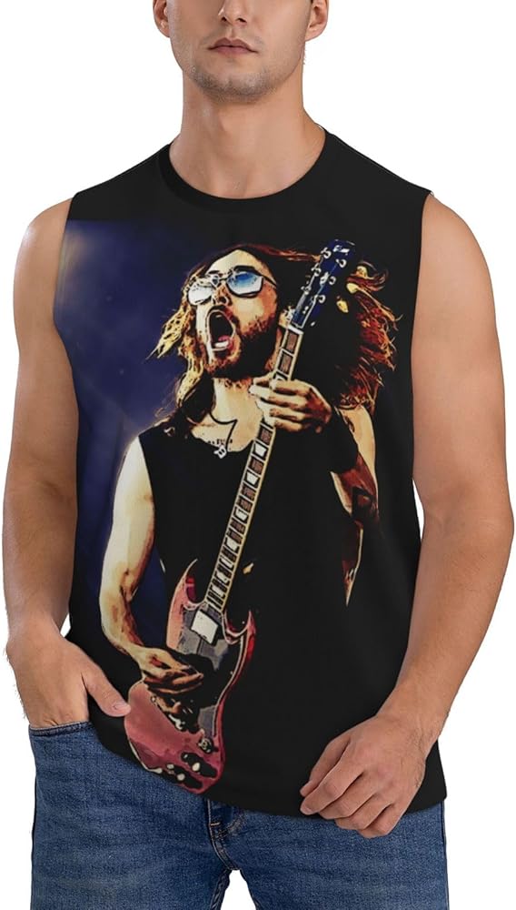 Jared Leto Tank Tops Boys Lightweight Summer Casual Sleeveless Muscle Workout Running Gym T Shirts