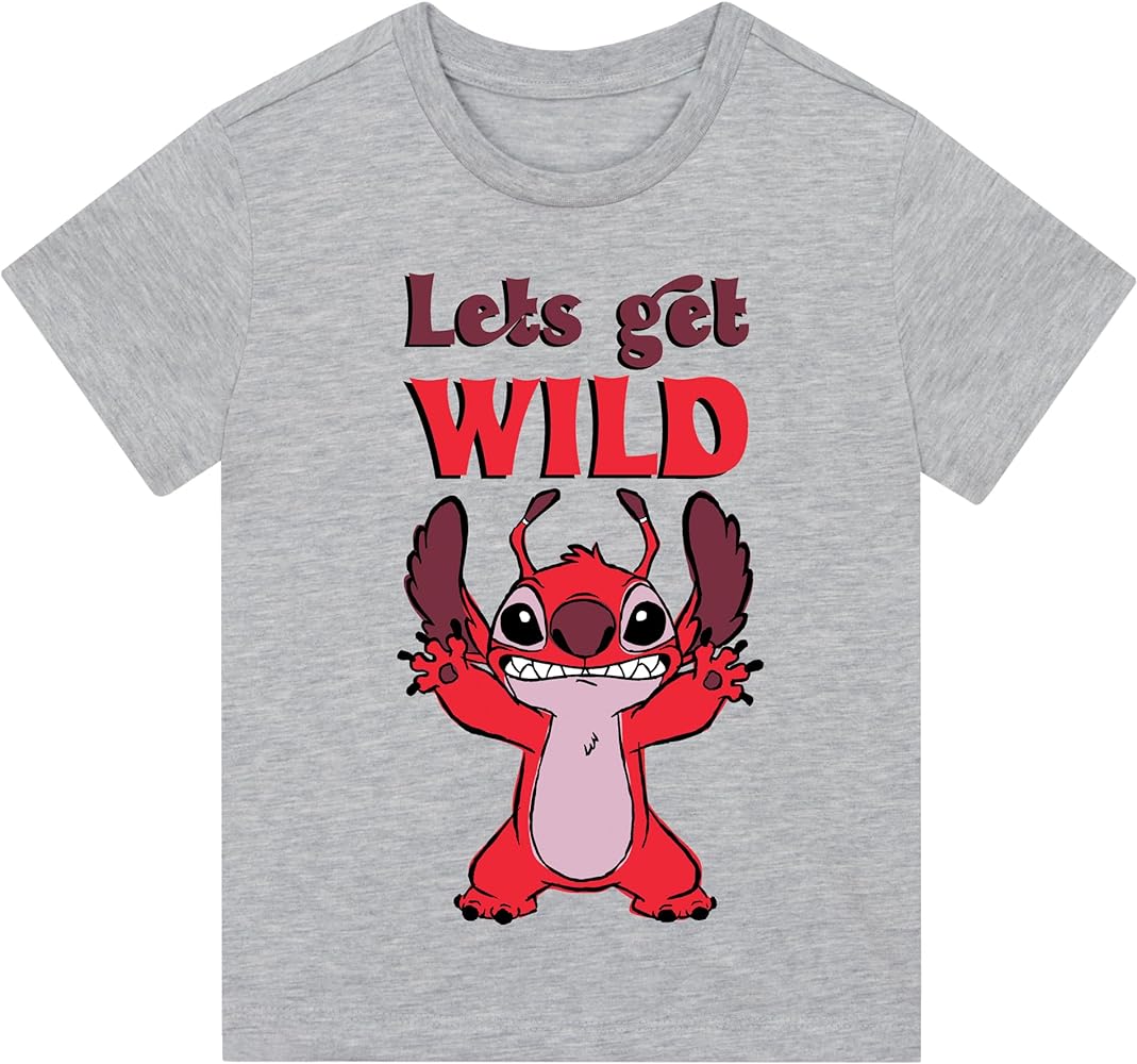 Disney Stitch Shirt | Boys Tee Shirts | Leroy Stitch T-Shirt