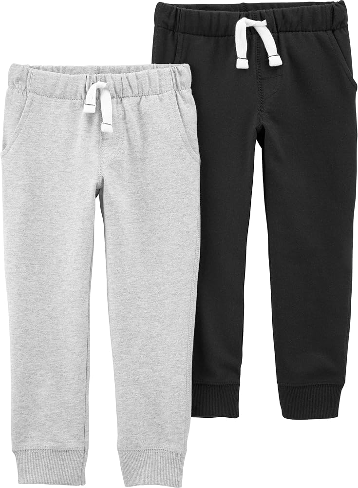 Carter's Toddler Boys 2 Pack French Terry Active Joggers/Pants