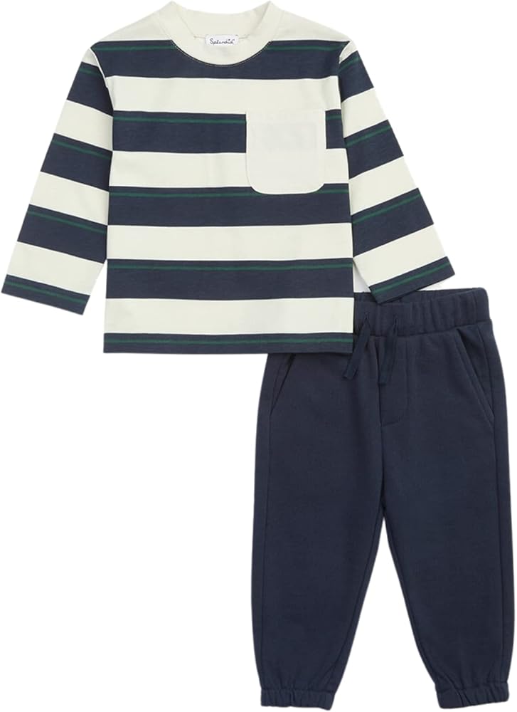 Splendid boys Field Day Stripe Long Sleeve Set