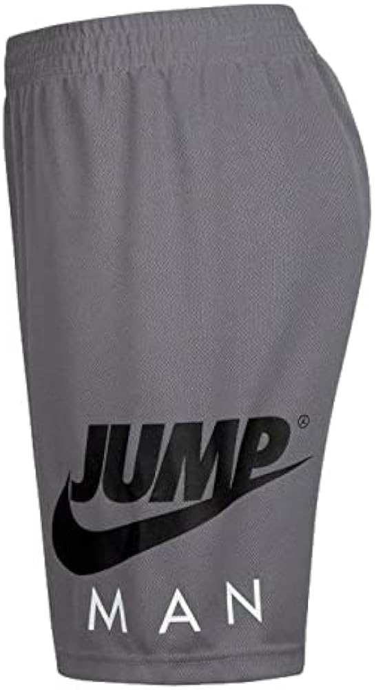 Nike Boys' Air Jordan Shorts (Medium, Grey/Black/White)