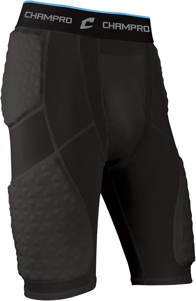 CHAMPRO Boys' Tri-flex Padded Youth Compression Shorts