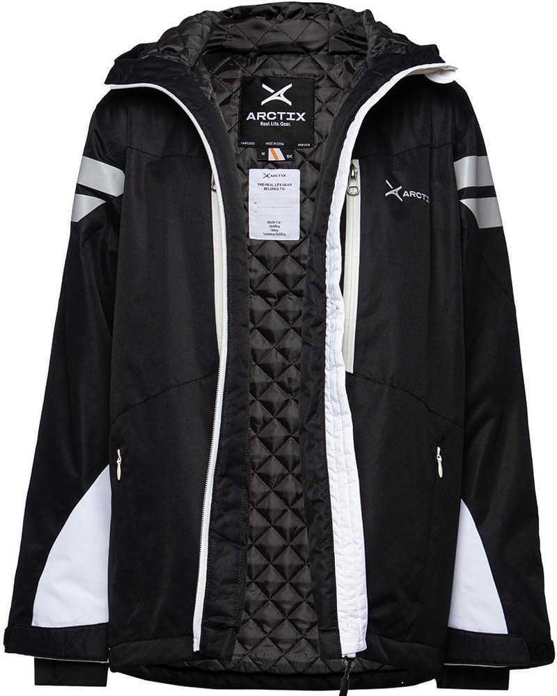 Arctix Kids Insulated Quilted Lining with Reflective Print Cold Weather Peak Performance Jacket