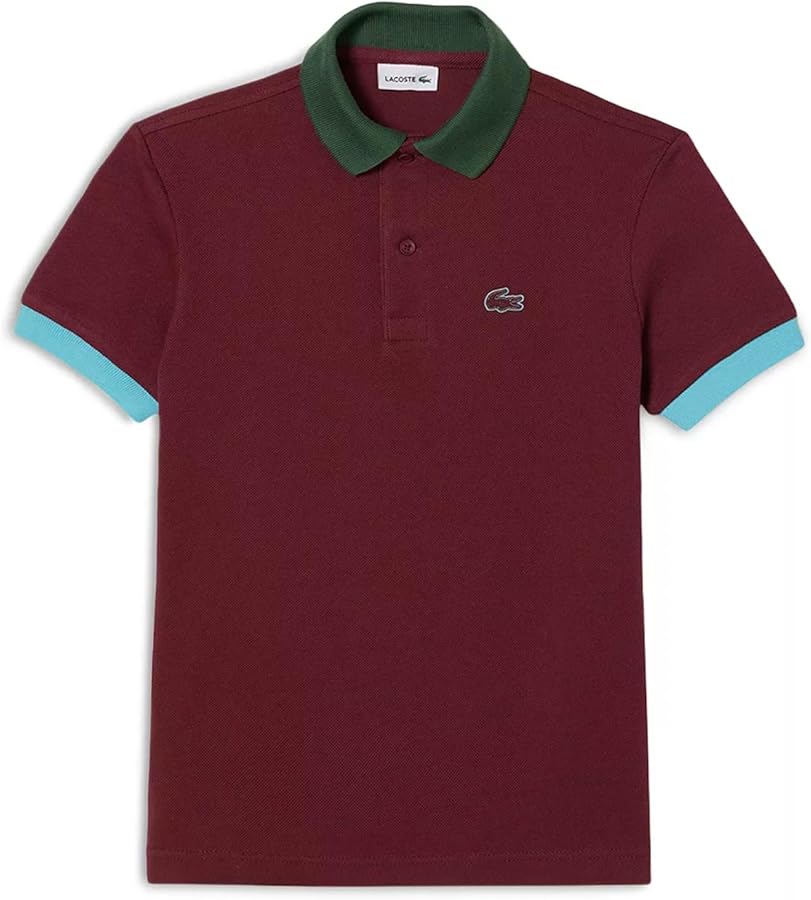 Lacoste Boys Colorblock Cotton Piqu預olo