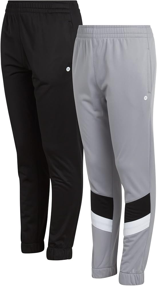 RBX Boy's Sweatpants - 2 Pack Active Tricot Jogger Pants (Size 4-20)