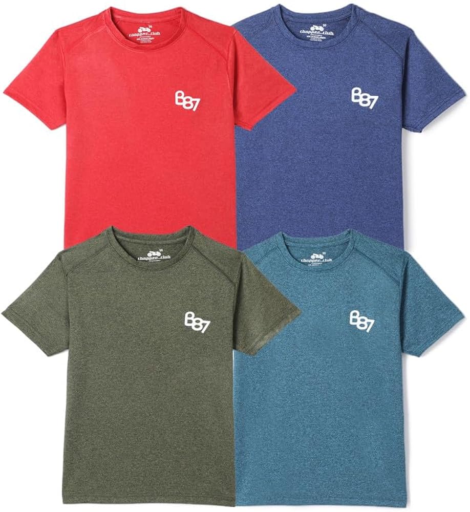 chopper club Boys Sports T Shirts Polyester Zip Dry Tees Ultra Soft| Super Wick