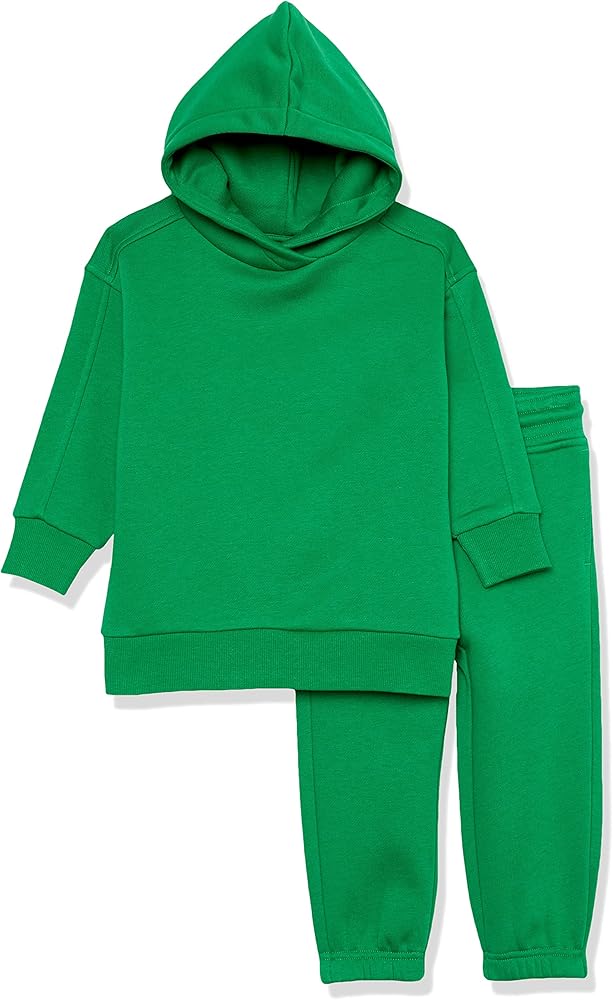 Amazon Essentials Unisex Kids and Toddlers’ Modern Sweat Set, Pack of 2