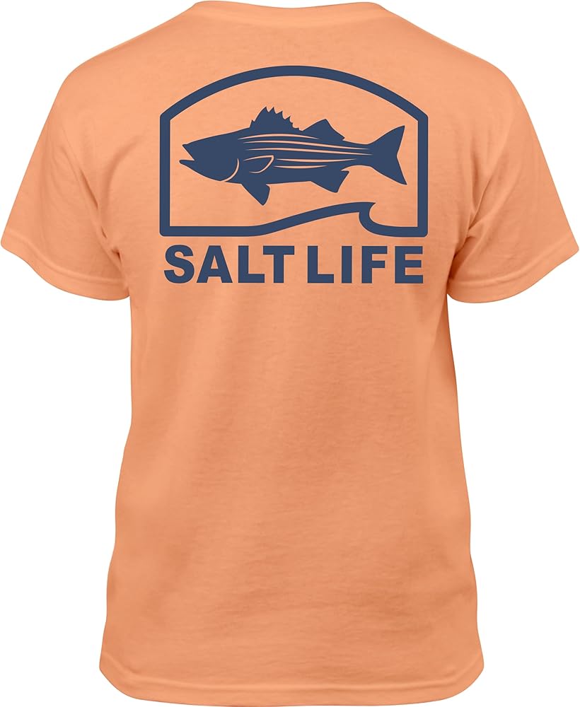 Salt Life Unisex-Child Pro Salt Striper Youth Short Sleeve Tee