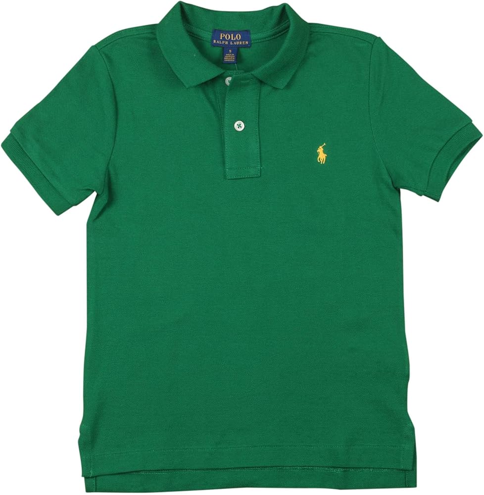 Ralph Lauren Polo RL Boys' (8-20) Cotton Pony Polo Shirt (Medium, Green)