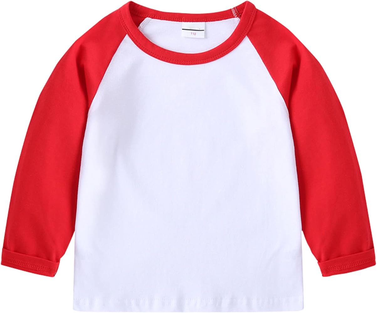 Boy Active Short New Children's T Shirt Round Neck Cartoon Long Sleeved Top Bottom Shirt Male Youth Shirt 14 16 Boys