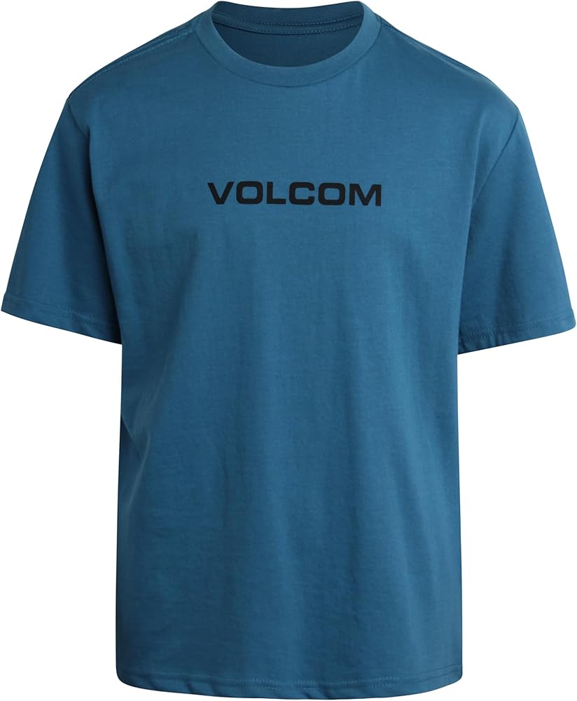 Volcom Boys' T-Shirt - Kids Basic Cotton Short Sleeve Shit - Classic Crewneck Graphic Tee for Boys (8-16)