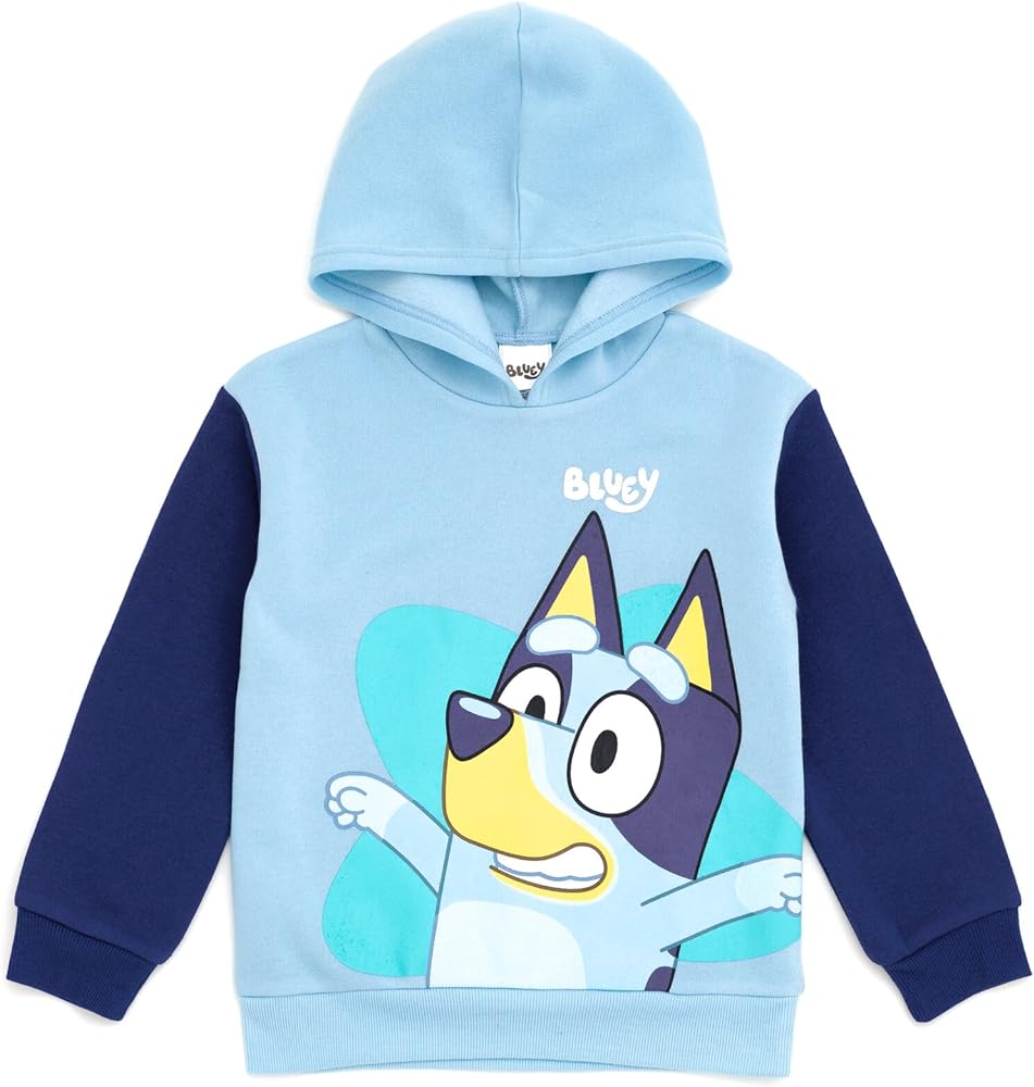 Bluey Fleece Pullover Hoodie Toddler to Little Kid