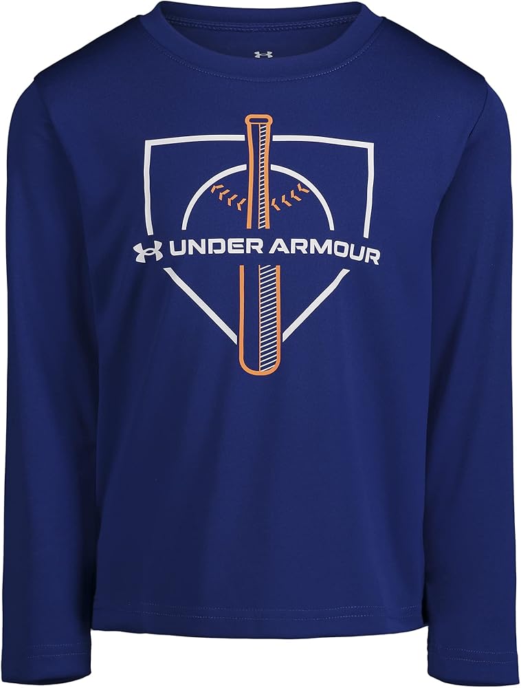 Under Armour Boys' Long Sleeve Shirt, Crewneck, Lightweight and Breathable