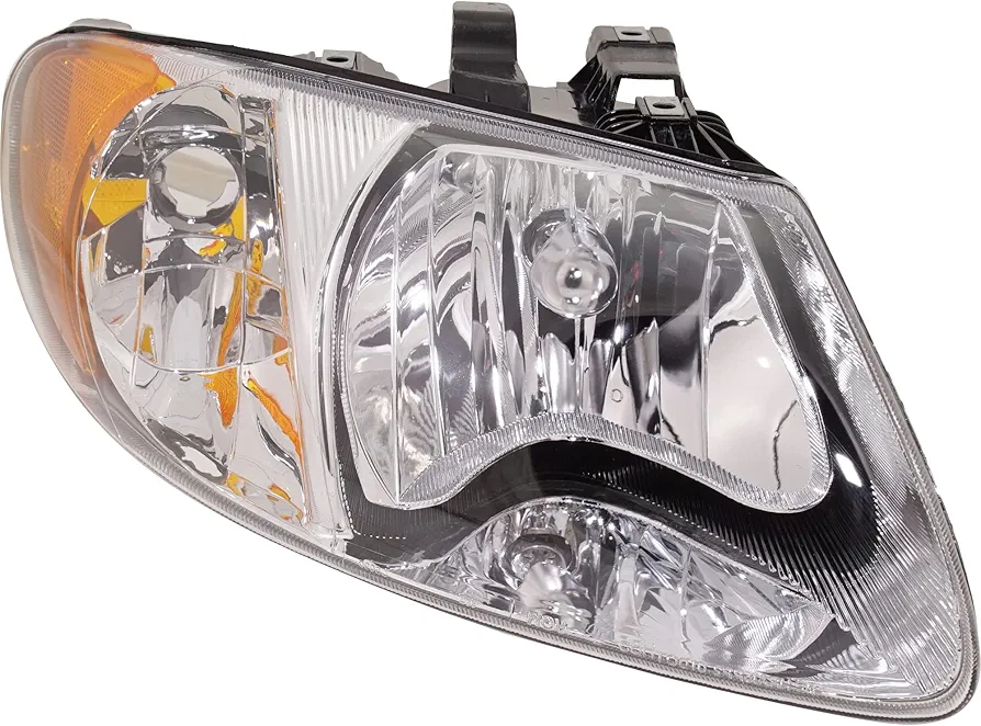 Headlight Head Light Lamp Passenger Side Replacement for 2001-2007 Dodge Caravan Chrysler Town & Country Voyager (113" Wheelbase) CH2503129 4857700AC