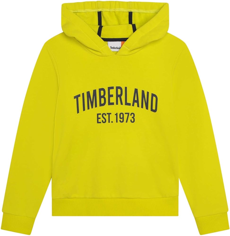 Timberland Boys Kids Hooded Graphic Sweatshirt, Classic Logo